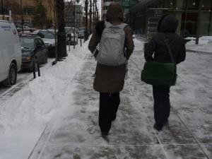 snow-walking
