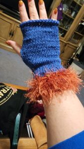 knitting mittens
